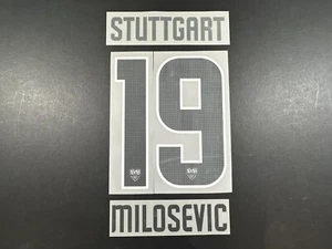 2024 2025 OFICIAL STUTTGART MILOSEVIC 19 JUGADOR LOCAL TALLA NOMBRE CONJUNTO - Imagen 1 de 2