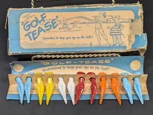 Herren Golf Tease Nackte Dame Golf Tee Mehrfarbig Box von 12 Vintage NSFW Neuheit - Bild 1 von 4