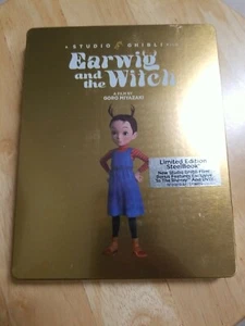 《•☆•☆•☆•☆•☆•》 Earwig and the Witch BLU-RAY STEEl BOOK Limited edition NEW - Picture 1 of 12