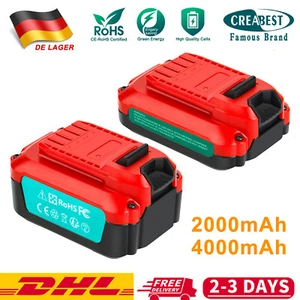 20V Li-ion Akku Für Craftsman CMCB204 CMCB205 CMCF820B CMCBL700D1 2.0Ah/4000mAh - Bild 1 von 15