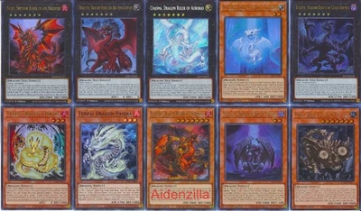 Yugioh Tenpai Dragon Ruler Deck - Chasma Blaze Disaster Eclipse Spectral Paidra - Image 1 of 4