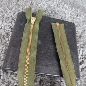 Vintage 50s Zipper Separating Conmar Conmatic Green 19" NOS Deadstock - Bild 1 von 8