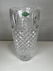 Shannon Crystal Vase by Godinger “Mayfair Lead Crystal Vase” 9 3/4” - Picture 1 of 3