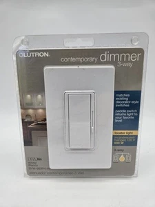 Lutron DIVA DUO #DVW-603PH-WH Dimmer a 3 vie, Bianco - Foto 1 di 3
