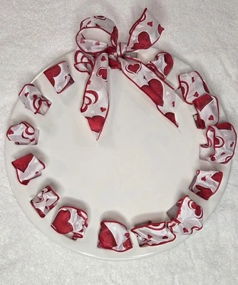 "Plato de cerámica blanca Southern Living at Home DRESS-ME-UP 12"" 40281" Foto 1 de 4