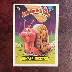 1986 Topps GARBAGE PAIL KIDS Set DALE SNAIL #145a* GPK OS4 NM/MINT *HIGH GRADE - Picture 1 of 2
