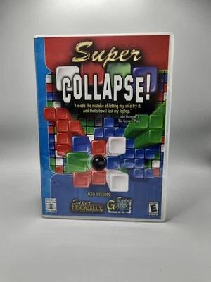 Super Glinx Super Collapse Puzzle Game PC CD Rom Windows 2002 Excellent Conditio - Image 1 of 3