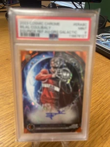 Topps Cosmic Chrome Bilal Coulibaly Equinox 2023 automático #erabc/25 PSA 9 Wizards - Imagen 1 de 2