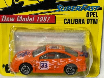 Matchbox Superfast #66 Opel Calibra DTM, Orange, NIB, 1/64 - Image 1 of 2