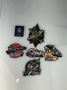 Star Citizen Merchandise Initial Pledge Ships Embroidered Patches Set Of 5 - Picture 1 of 14
