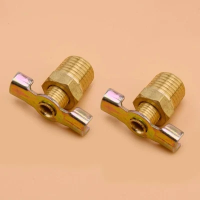 2x 1/4" Air Compressor Tank Drain Tap A3 - Image 1 of 4