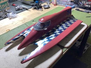 RC Boat Tunnel Hull Scale Custom made 30" Gas Electric Race Hull - Picture 1 of 14