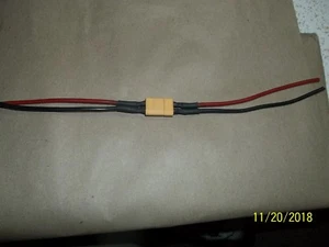 XT60 connector/12G wires for RC models, Ebikes, hobbies - Picture 1 of 3