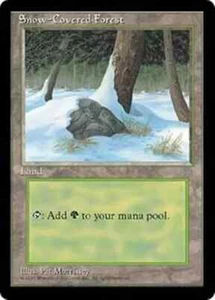 SNOW-COVERED FOREST Ice Age MTG Basic Snow Land — Forest MP - Imagen 1 de 1