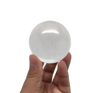 1pc, 2.3"-2.5" Polished Selenite Gemstones Sphere Crystal @Morroco,SEM02A - Picture 1 of 4