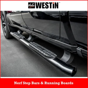 Westin Pro Traxx 4" Oval Nerf Step Bars for 09-24 Ram 1500/ 2500/ 3500 Crew Cab - Picture 1 of 8