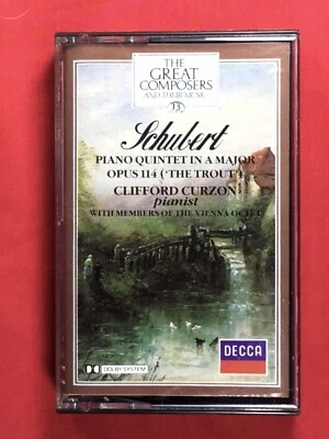 THE GREAT COMPOSERS 13 - SCHUBERT  -Cassette Tape Decca - Image 1 of 4