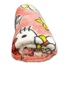 Hello Kitty & Friends Soft Silky Fleece Throw 40"x50" Kids Blanket “Sweetest Fri - Picture 1 of 5