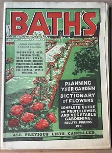 CATÁLOGO JARDINERÍA BAÑO AÑOS 30 VINTAGE Invernaderos Aves Anuncios Herne Hill - Imagen 1 de 10