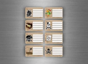 16x etichette adesive libro scuola nome etichette quaderno diario stazionario pärt - Foto 1 di 1