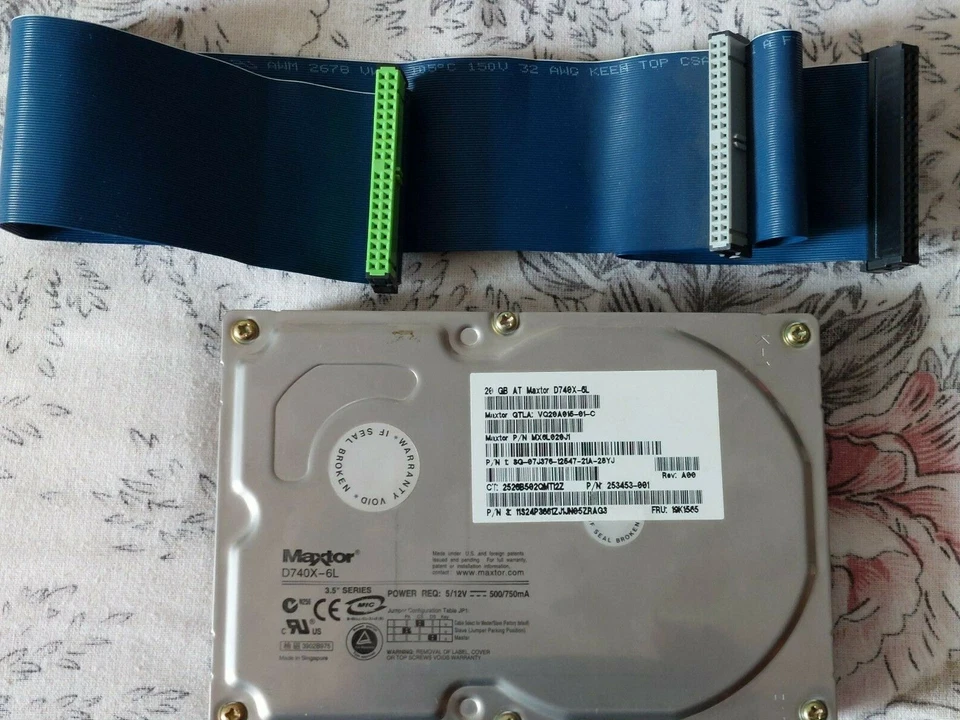 Maxtor D740X-6L (6L020J1) 20GB.ATA-133 2MB Buffer/3.5"Series 40-pin IDE Internal - Image 1 of 4