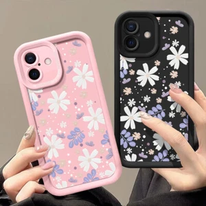 Funda Para iPhone 16 Pro Max 16e 15 14 13 12 11 Flor Femenina Suave Cubierta A Prueba de Golpes - Imagen 1 de 30