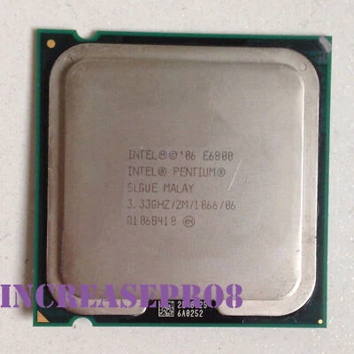 Intel Pentium E6800 Processor 3.33GHz SLGUE LGA 775/Socket T CPU 65W 1066MHz - Image 1 of 4