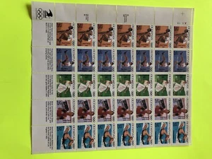 U.S Olympians Postage Sheet - Picture 1 of 2