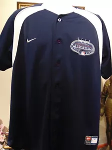 MLB Rare 2008 Men's All Star Game Jersey Large Nike Button Down - Bild 1 von 5