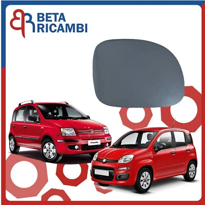 Specchietto Vetro Piastra Vetrino Specchio Per Fiat Panda 2009> 169-312 Destro - Immagine 1 di 4
