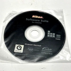 Nikon Software Suite CD-ROM DW02 for Windows Mac OS X (2007) - Picture 1 of 2