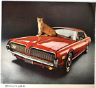 Lincoln Mercury Cougar Car Vintage 1968 Ad Magazine Print Ford Auto
