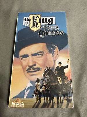 The King and Four Queens VHS MGM VHS Video Tape Western Clark Gable - Image 1 of 2