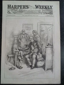 Canvassing Jimmy Blaine Of Maine The Self Promoter Election 1884 Harper's - Picture 1 of 1