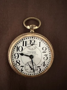 1931 Waltham Vanguard Model 1908 Wind Indicator 23 jewel RR grade - Picture 1 of 8