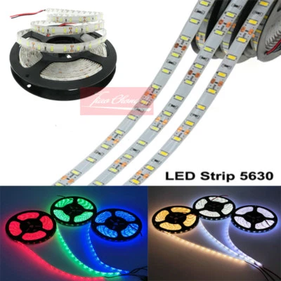 High Brightnes LED strip 5630 DC12v Flexible led light 60led/m 5m/lot white  - Image 1 of 4