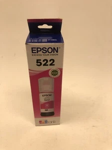 Epson Magenta photo Ink Bottle 522 Expire 2026 - Picture 1 of 1