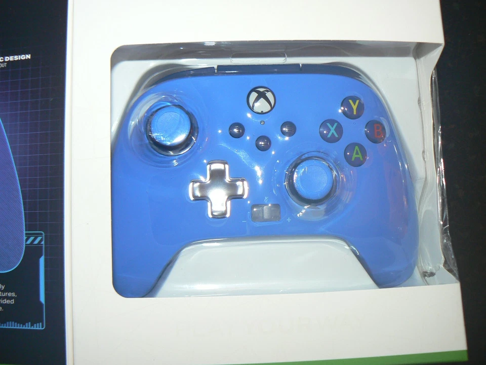 PowerA Enhanced Wired Controller For Xbox One Blue- AS IS - Image 1 of 1