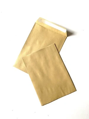 C5 Versandtaschen Umschlag Braun ohne Fenster selbstklebend 90g/qm für A5