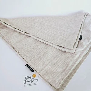 Two Dwell Studio Decorative Throw Pillowcases 20x20 Beige 100% Cotton《841》M - Picture 1 of 6