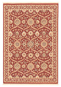 5ft3x7ft7 Authentic Karastan Zealand Wool Rug Red,Tan Lovely contemporary floral