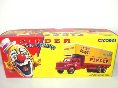 BERLIET GLR8 FOURGON AVEC CAPUCINE CIRQUE PINDER CORGI 73301 1:50 - Photo 1/3