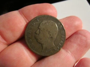 ITALY 1893 10 CENTESSIMI COIN - OFC-T5 - Picture 1 of 3