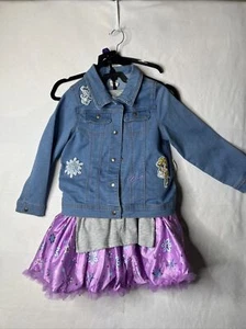 NEW Disney Collection by Tutu Couture Frozen Elsa Outfit Girls Size 10 - Picture 1 of 14