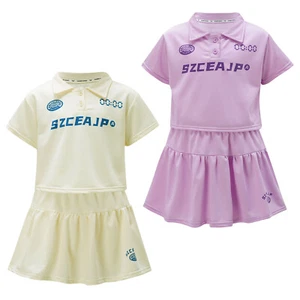 Girls Uniform Sport Skirt Daily Outifts Kids T-Shirt Athletic Tracksuits Summer - Picture 1 of 35