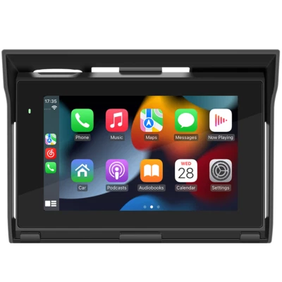 Motorcycle GPS Navi 5in MP5 Player For Apple Carplay Bluetooth AUX Waterproof - Image 1 of 4