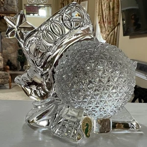 Waterford Crystal DISNEYANA 2000 Epcot Spaceship Sculpture Disney Convention - Picture 1 of 19