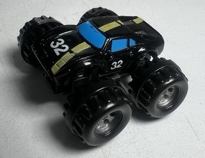 Vintage Micro Machines Monster Ferrari 308 Galoob 1989 Black with Yellow Stripe - Image 1 of 4