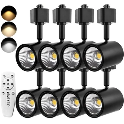 Cabezales regulables continuos Track Lighting 10W, ajustables continuamente 2700-6500k Fl... Foto 1 de 4