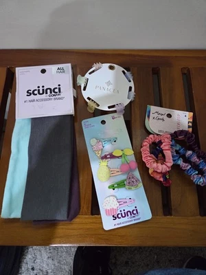 Scunci Kids Hair Accessory Collection - Blue, Pink, Purple New - Image 1 of 4